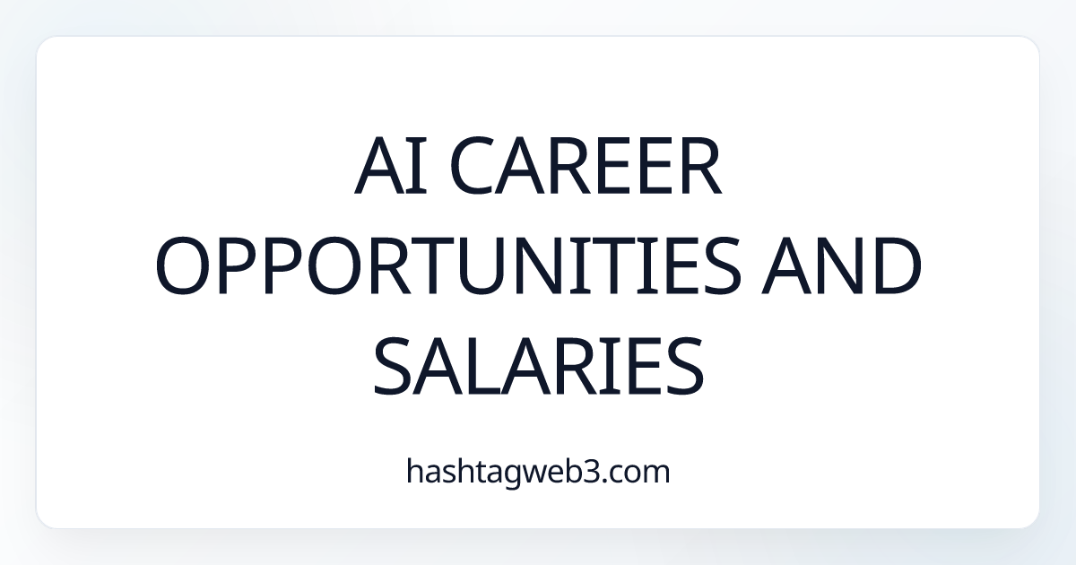 AI Career Opportunities and Salaries - Hashtag Web3