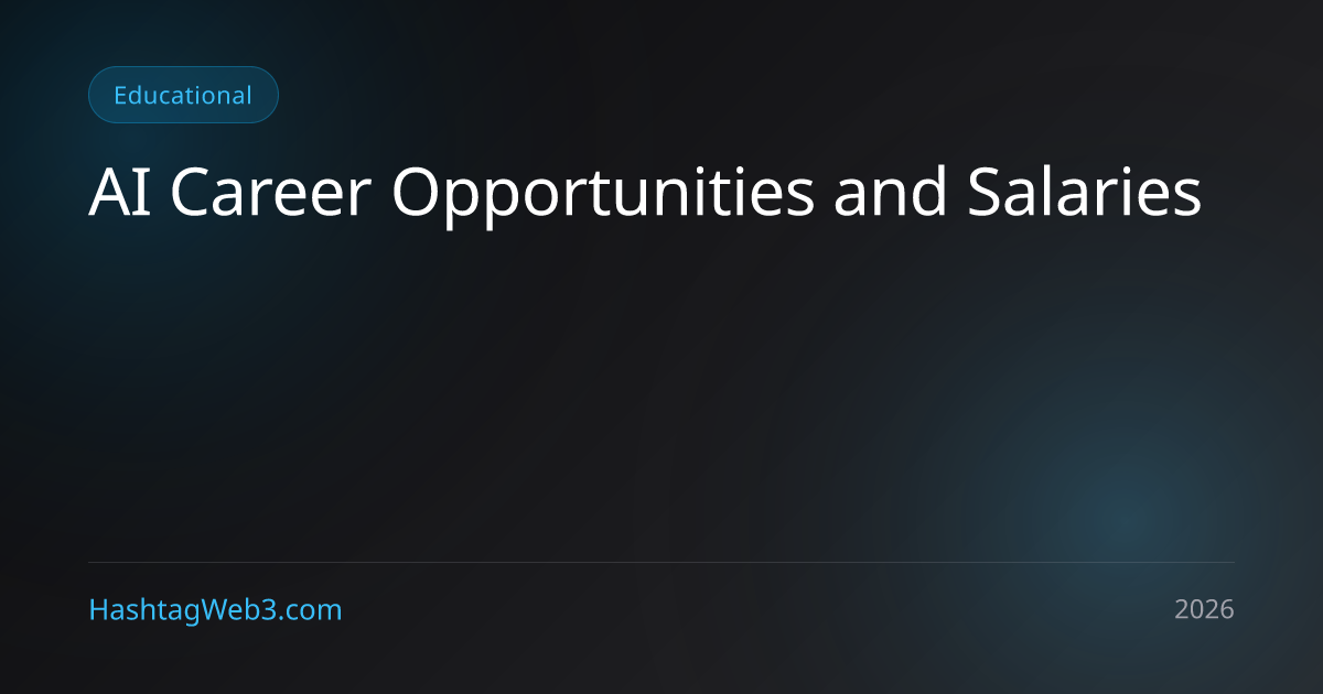 AI Career Opportunities and Salaries - Hashtag Web3