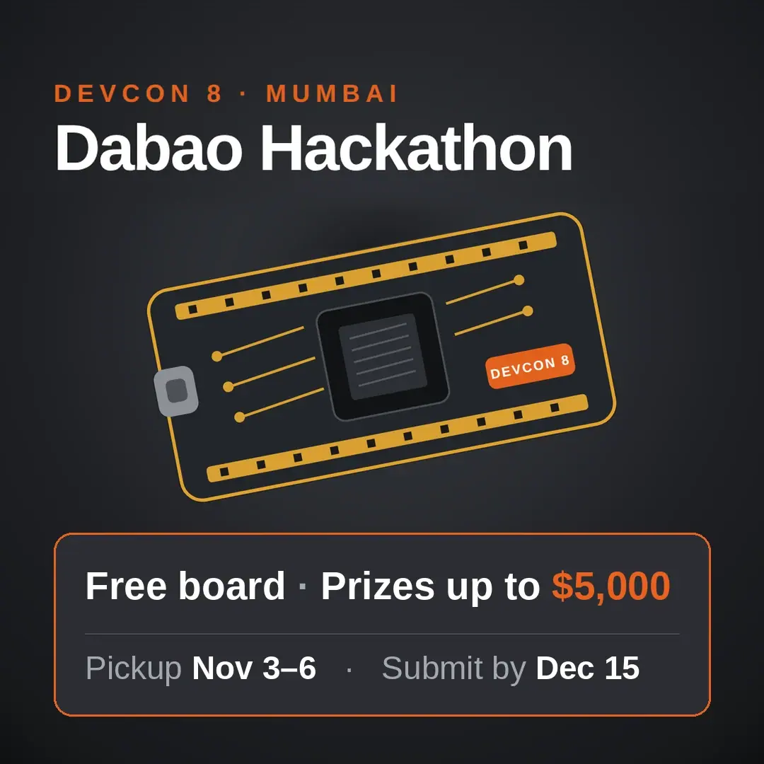 Dabao Open Hardware Hackathon