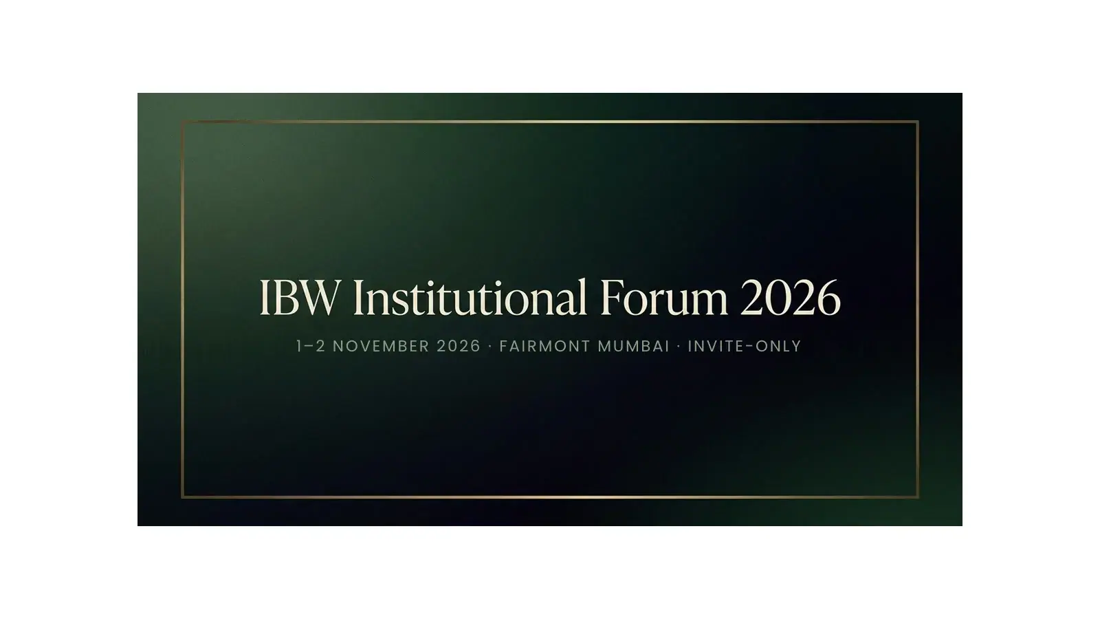 IBW Institutional Forum