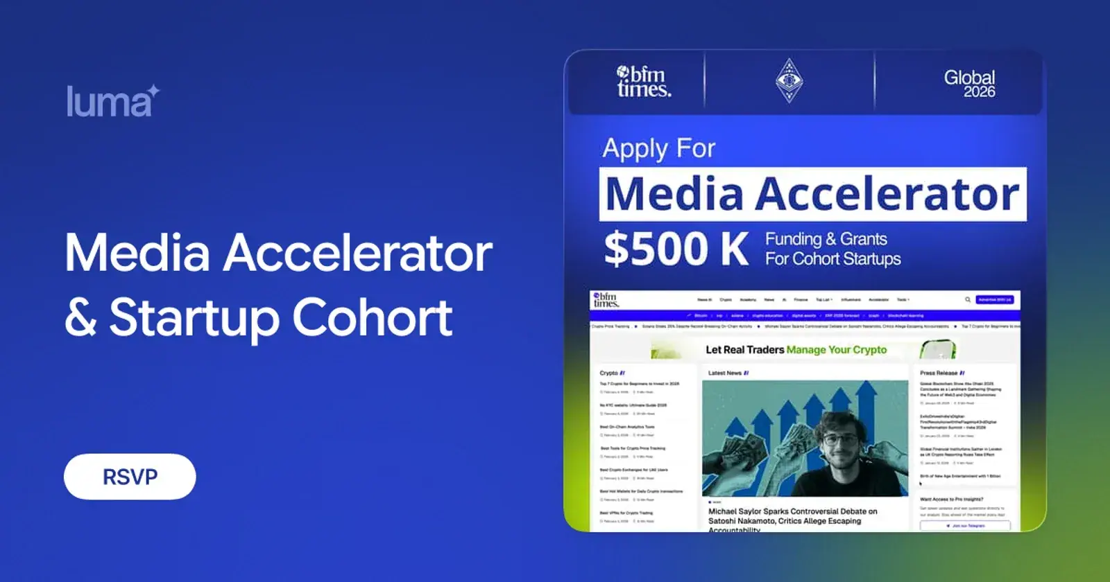 Media Accelerator & Startup Cohort