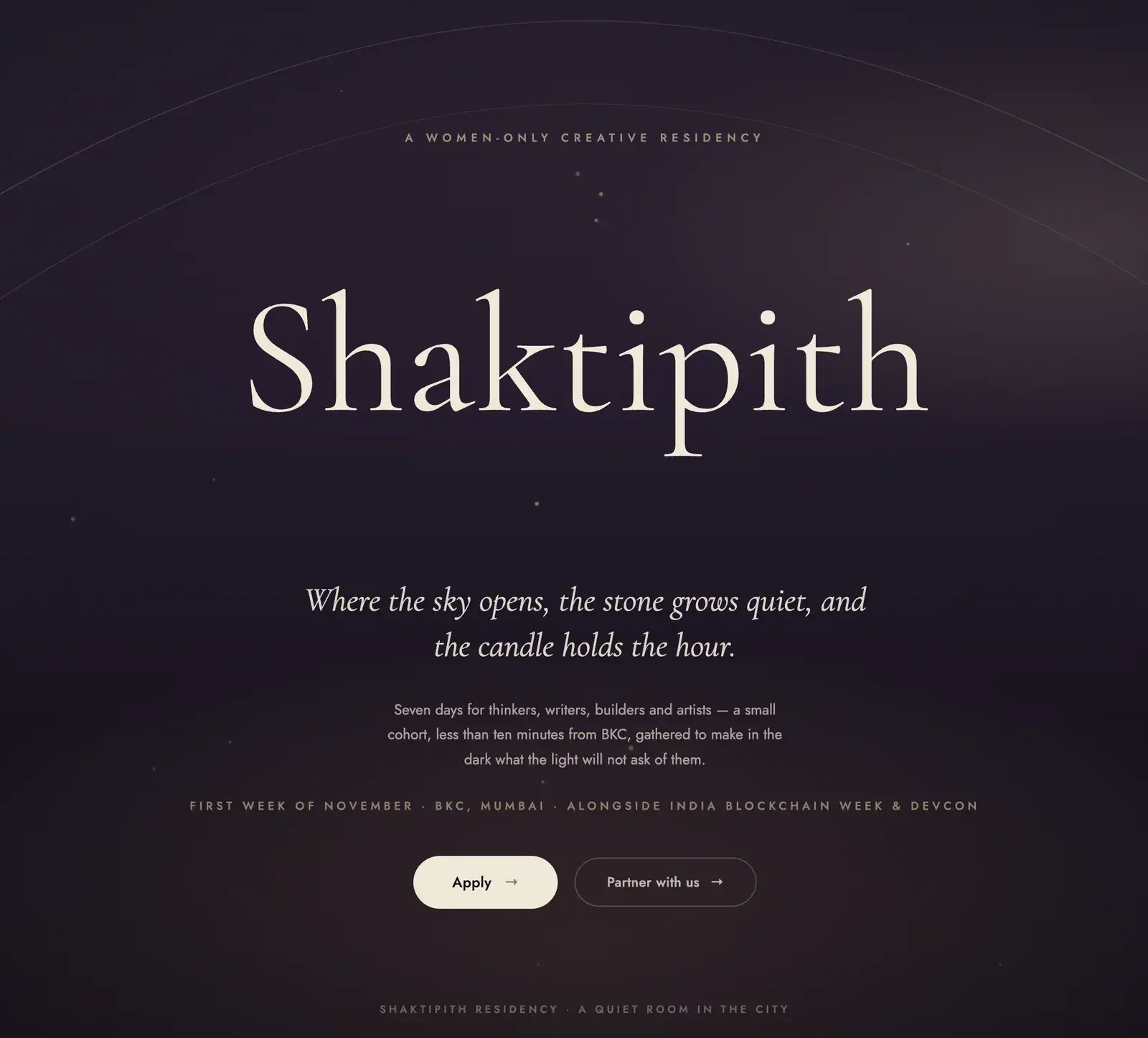 Shaktipith - Women only residency