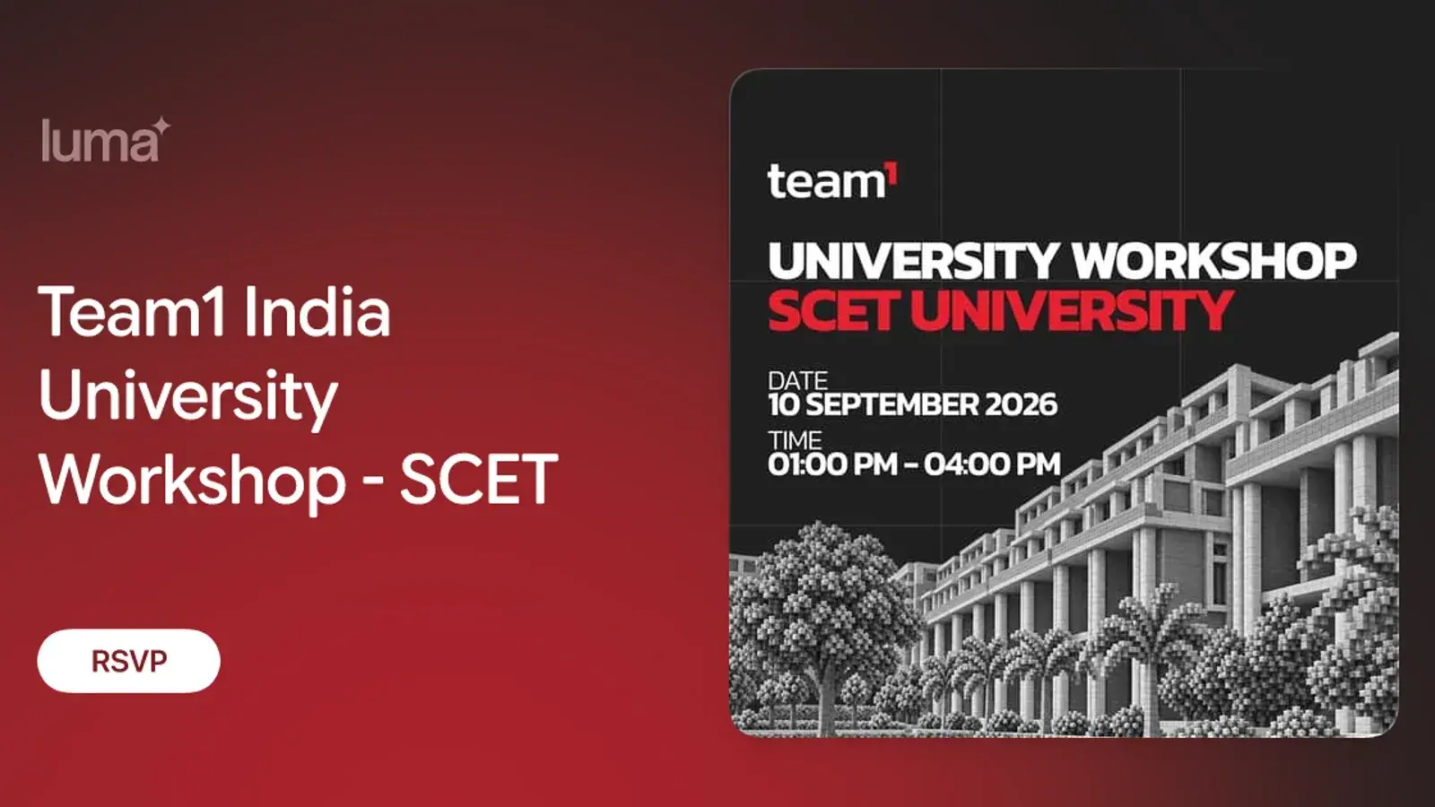 Team1 India University Workshop - SCET