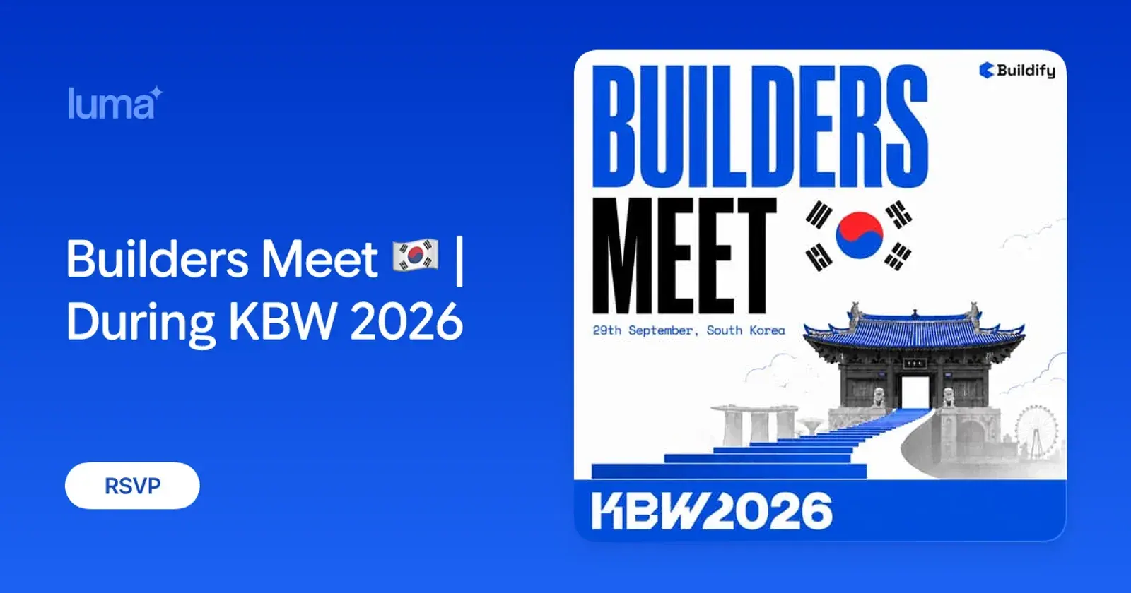 Builders Meet π°π· | During KBW 2026