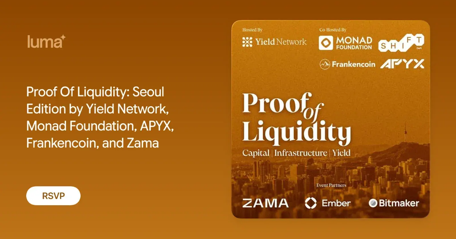 Proof Of Liquidity: Seoul Edition by Yield Network