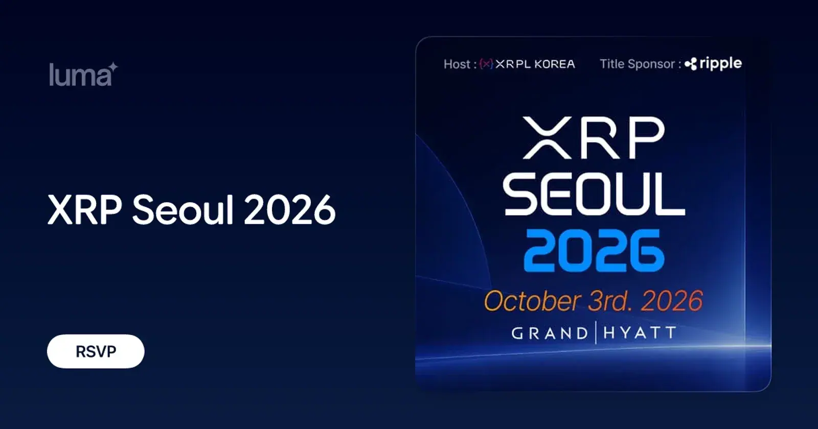 XRP Seoul 2026