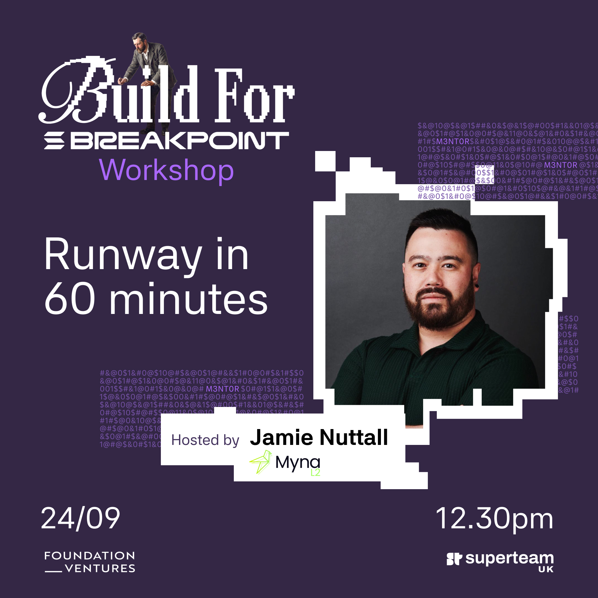 Build for Breakpoint: Runway in 60 minutes with Myna L2