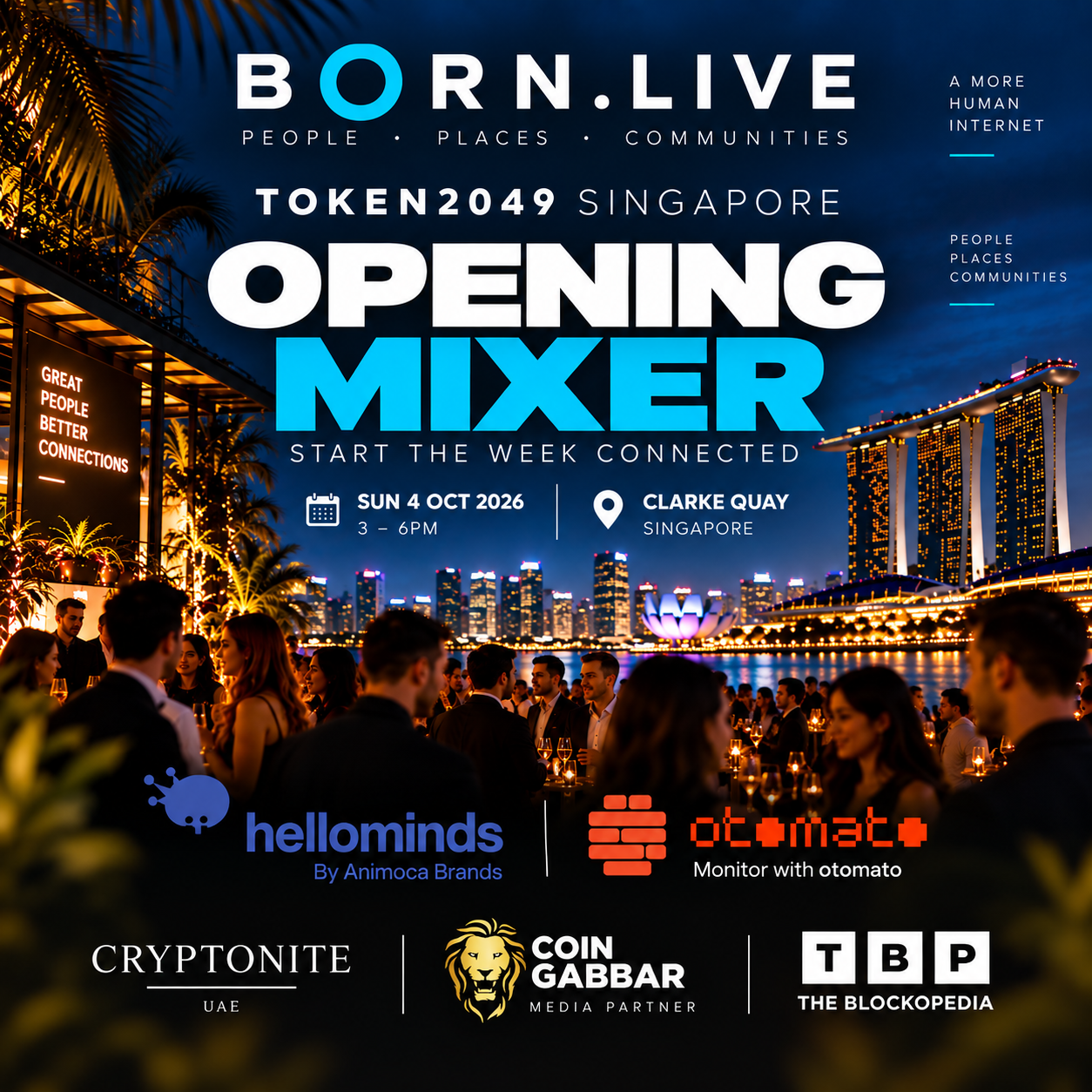 TOKEN2049 Singapore - Opening Mixer πΈπ¬
