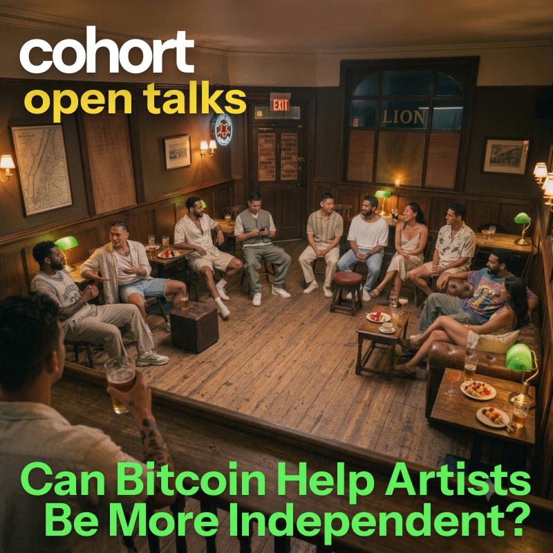 OPEN TALKS - Can Bitcoin Help Artists Be More Independent?