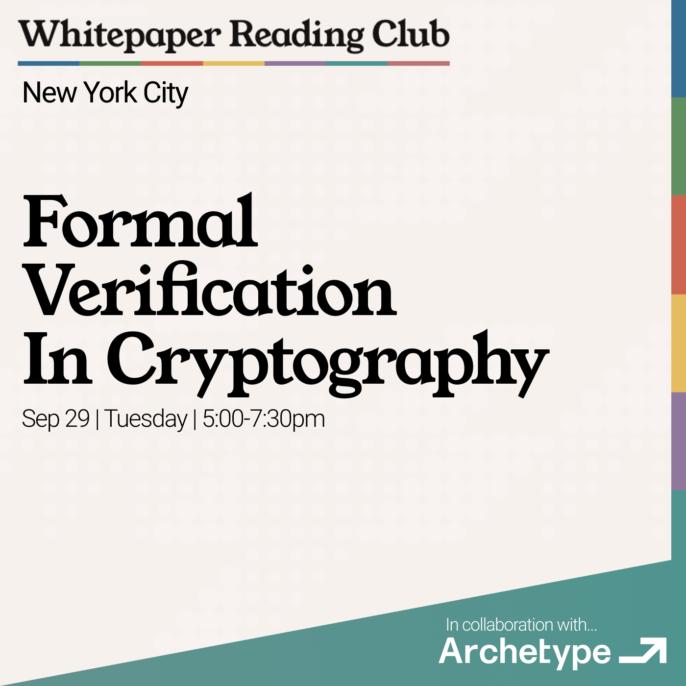 Whitepaper Reading Club: Formal Verification in Cryptography