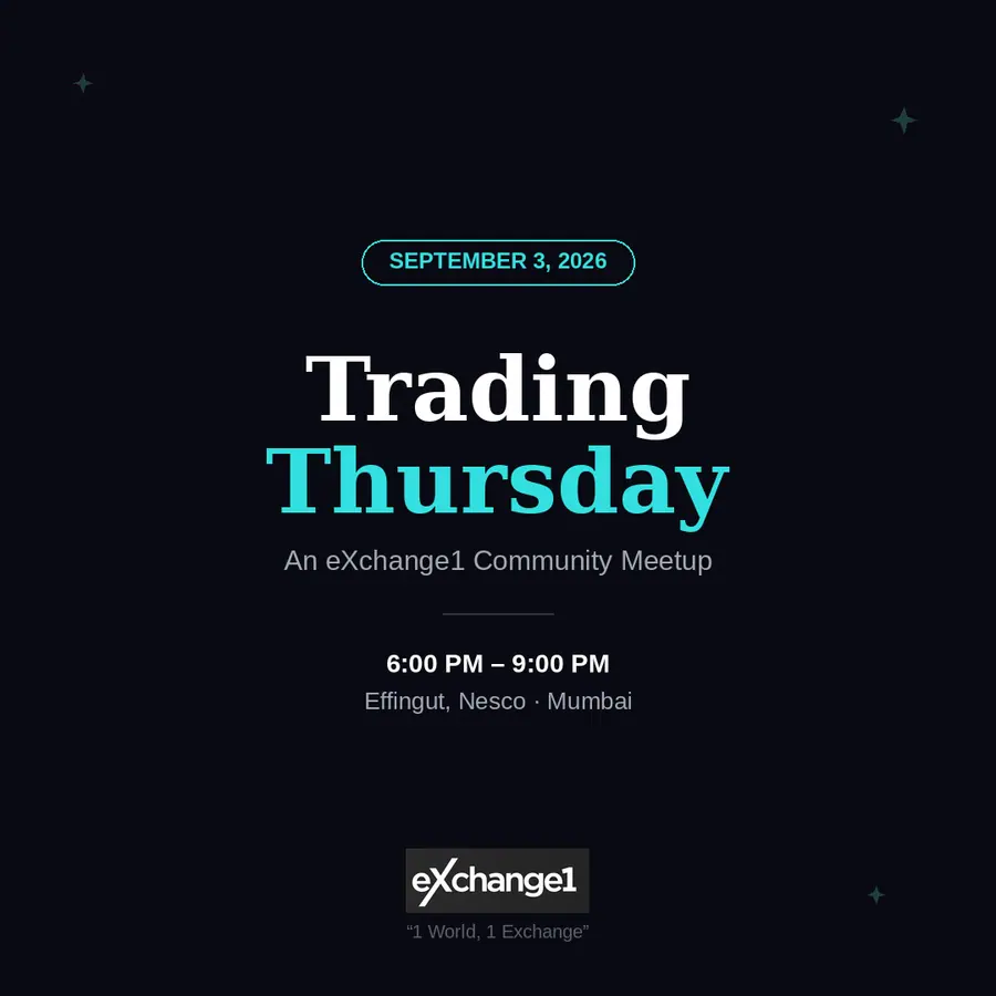 Trading Thursday: eXchange1 Mumbai Community Meetup