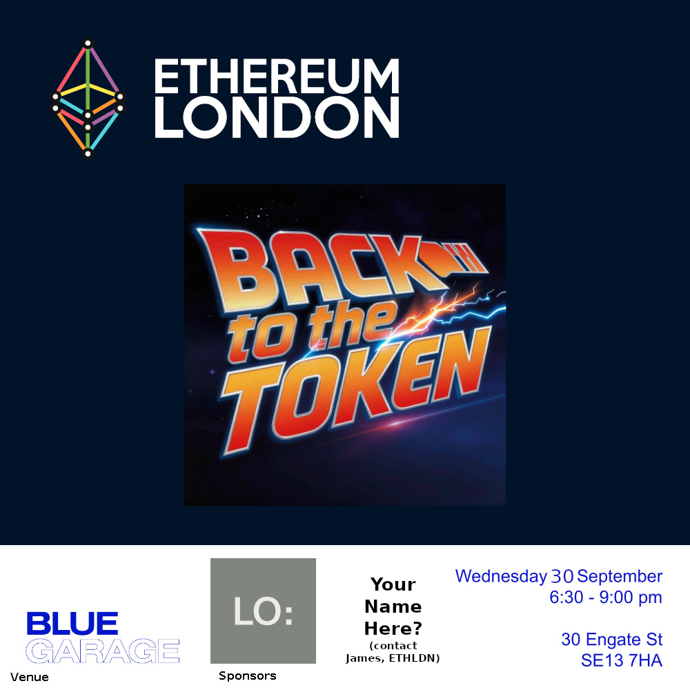 ETHLDN: Back to the tokens