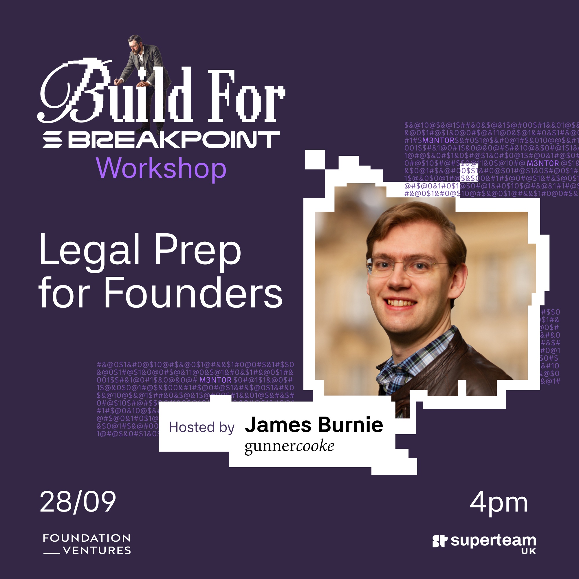 Build for Breakpoint: Legal Prep for Founders with Gunnercooke