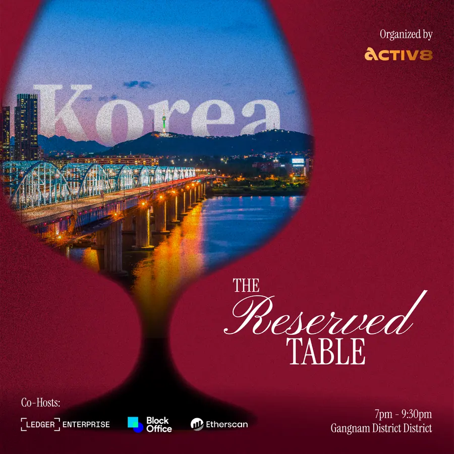 The Reserved Table_Korea Editon