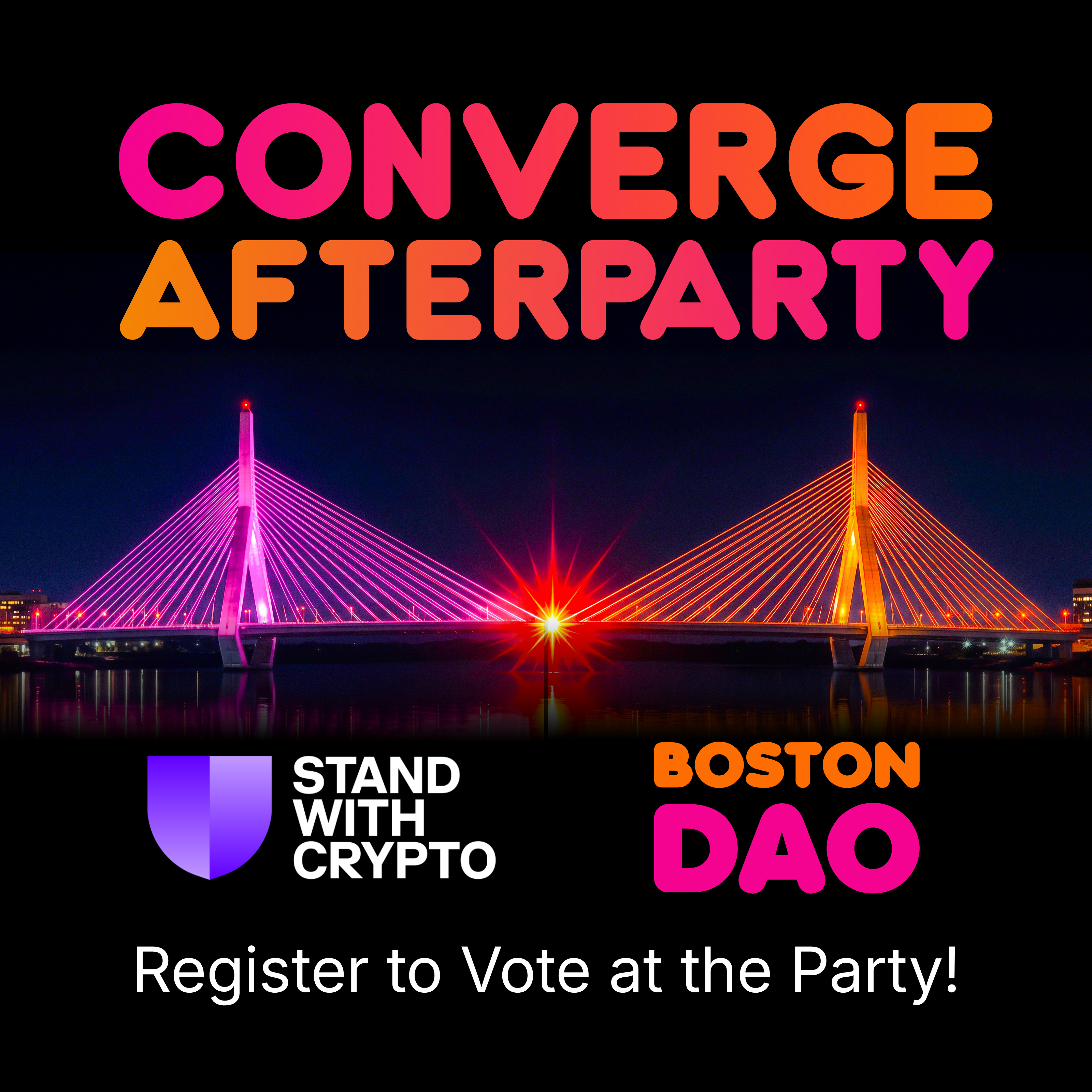 Converge Afterparty by Stand with Crypto & Boston DAO