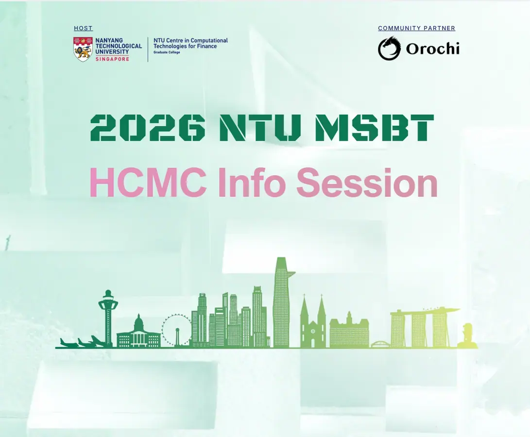 NTU Master of Science in Blockchain (MSBT) Programme 2026 Ho Chi Minh City Information Session