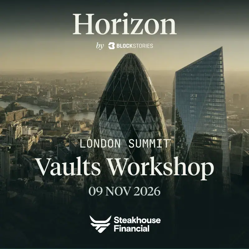 London Workshop: Vaults in Practice - How Financial Institutions Capture Onchain Yield