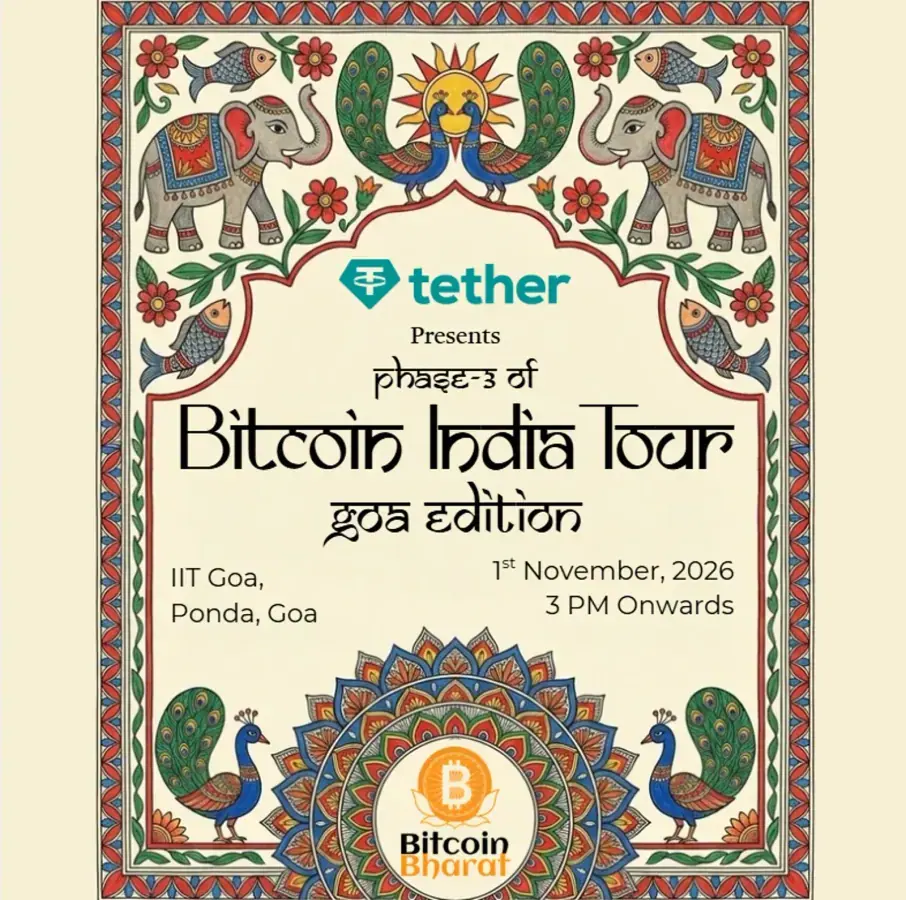 Bitcoin India Tour- Goa Edition