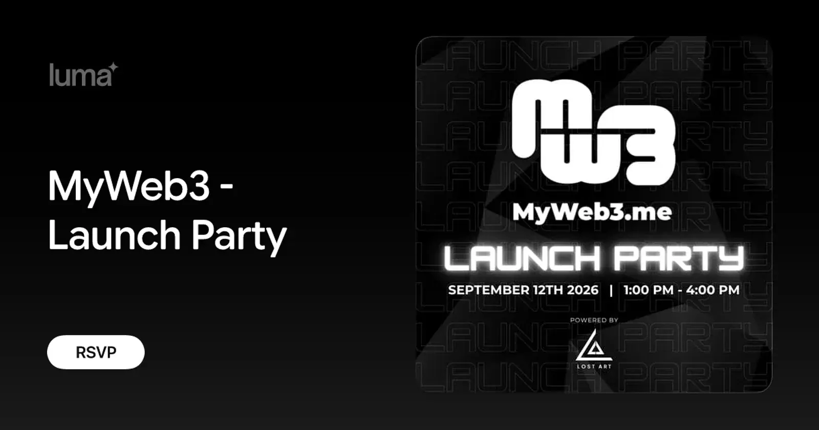 MyWeb3 - Launch Party