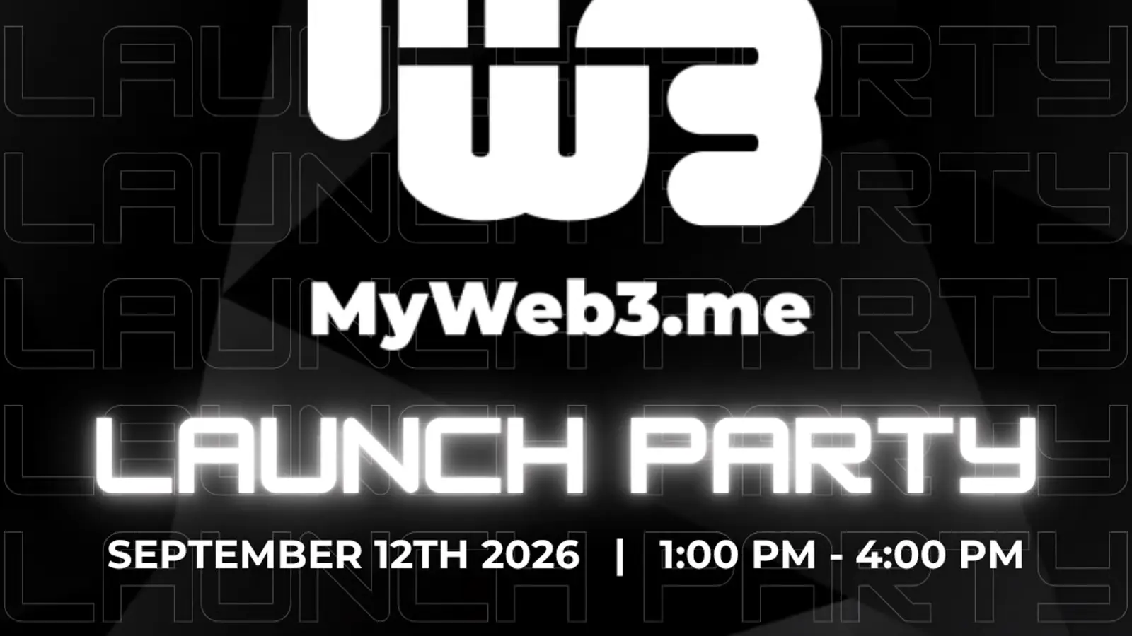 MyWeb3 - Launch Party