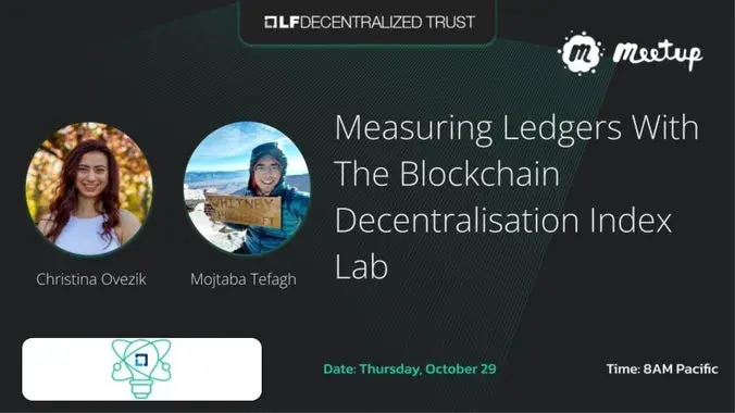 Measuring Ledgers With The Blockchain Decentralisation Index Lab