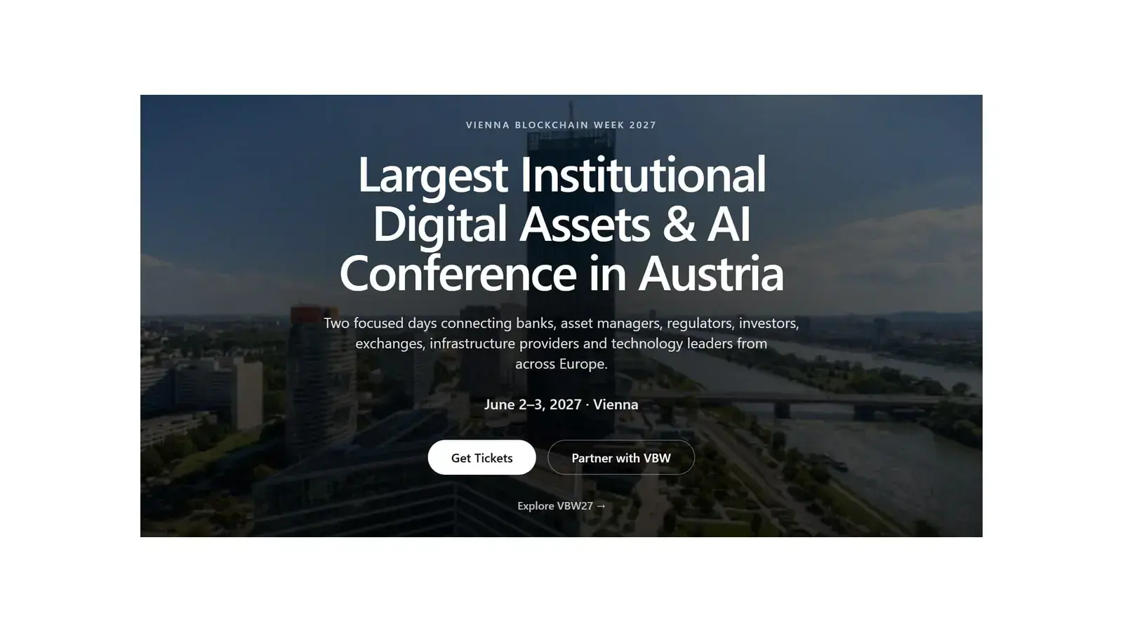 Vienna Blockchain Week 2027