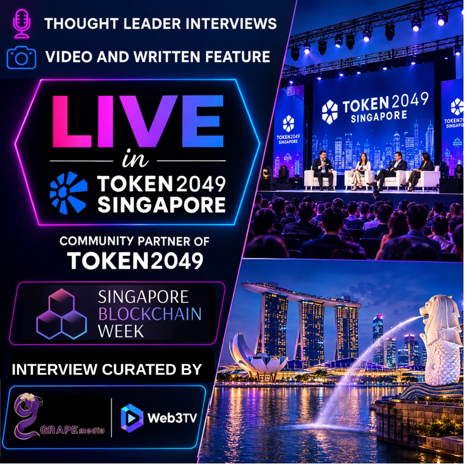 Web3TV Interview Feature With Singapore Blockchain Week
