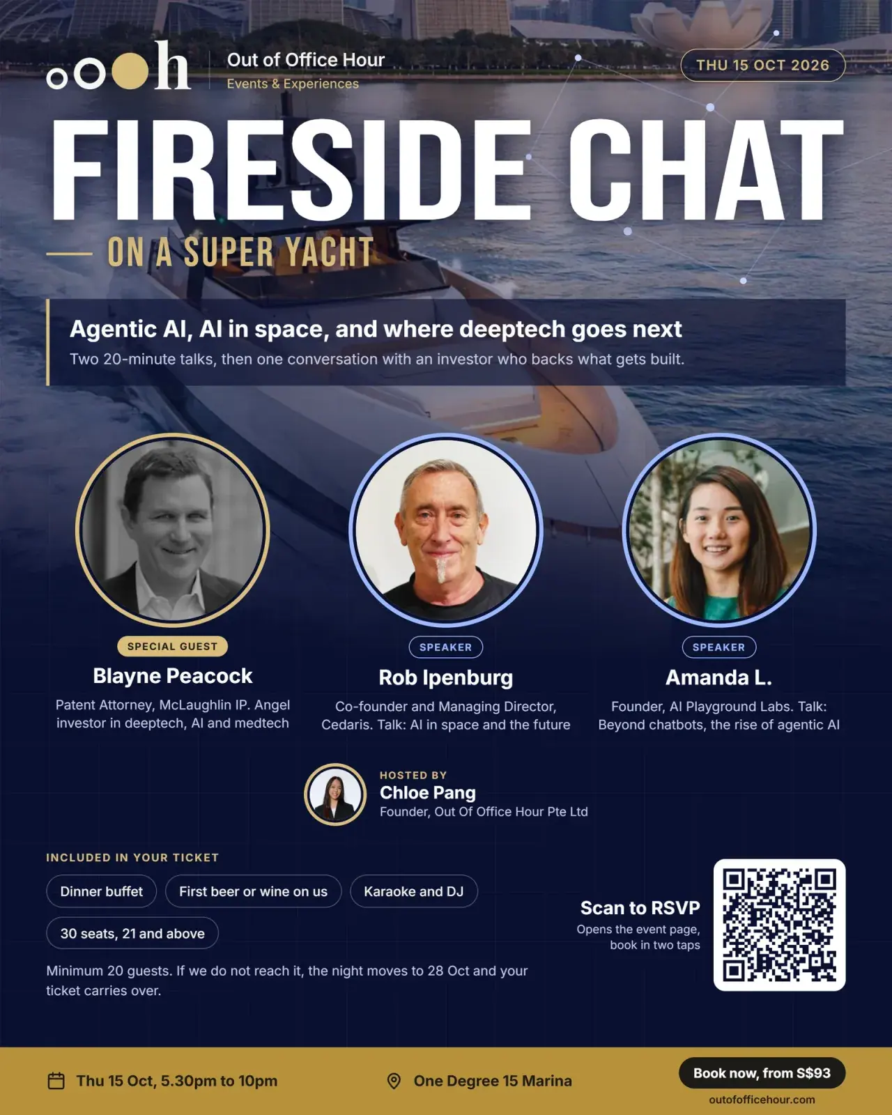 Fireside Chat on a Super Yacht: AI Agents, AI in Space & What Gets Funded Next