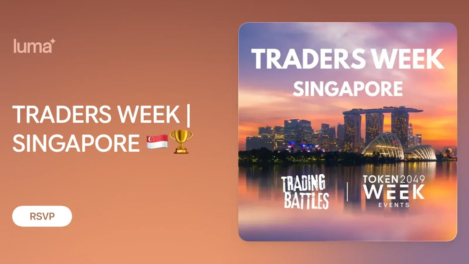 TRADERS WEEK | SINGAPORE πΈπ¬ - Day 2