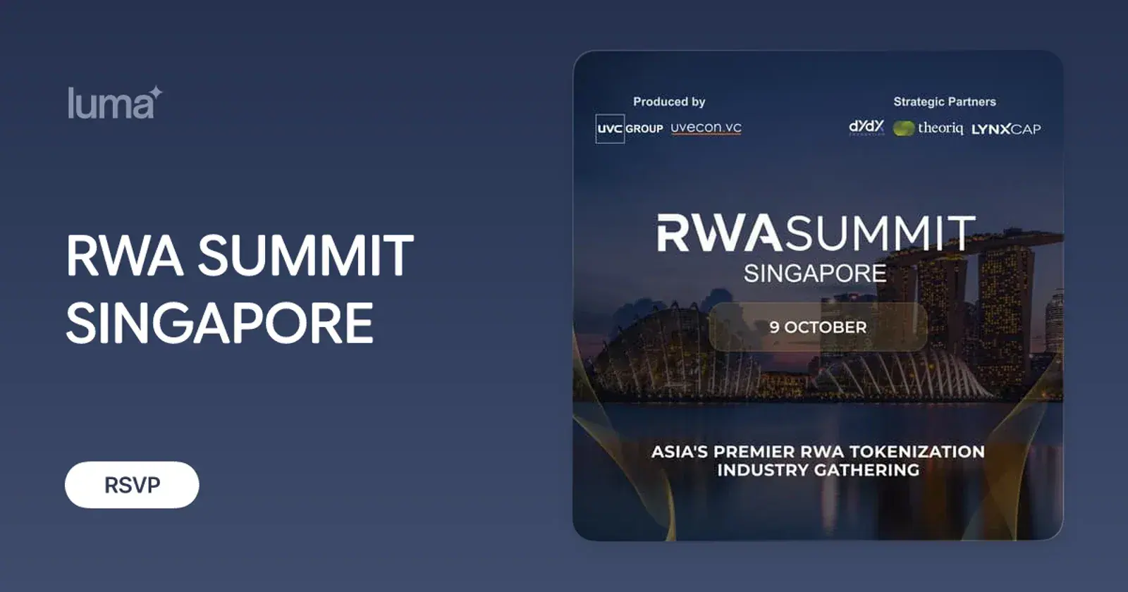 RWA SUMMIT SINGAPORE