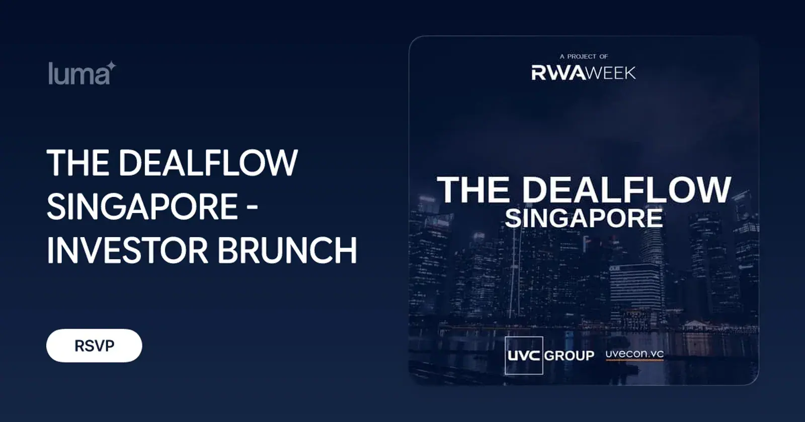 THE DEALFLOW SINGAPORE - INVESTOR BRUNCH