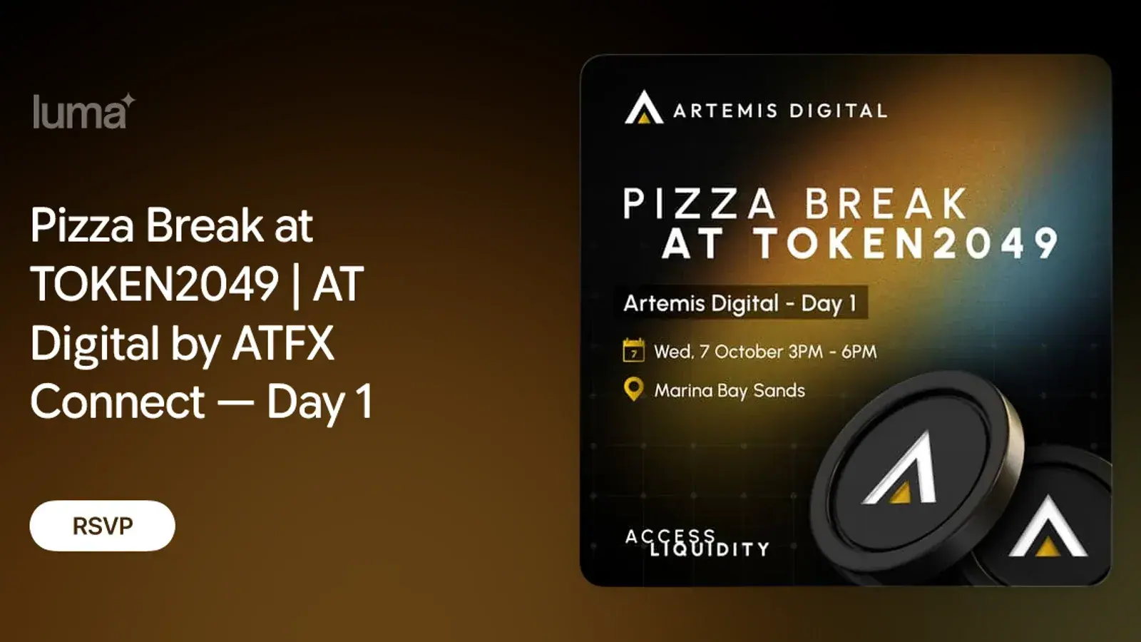 Pizza Break | Artemis Digital - Day 1