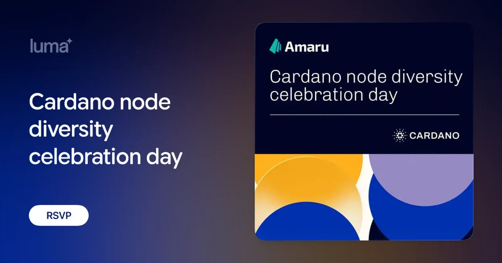 Cardano node diversity celebration day