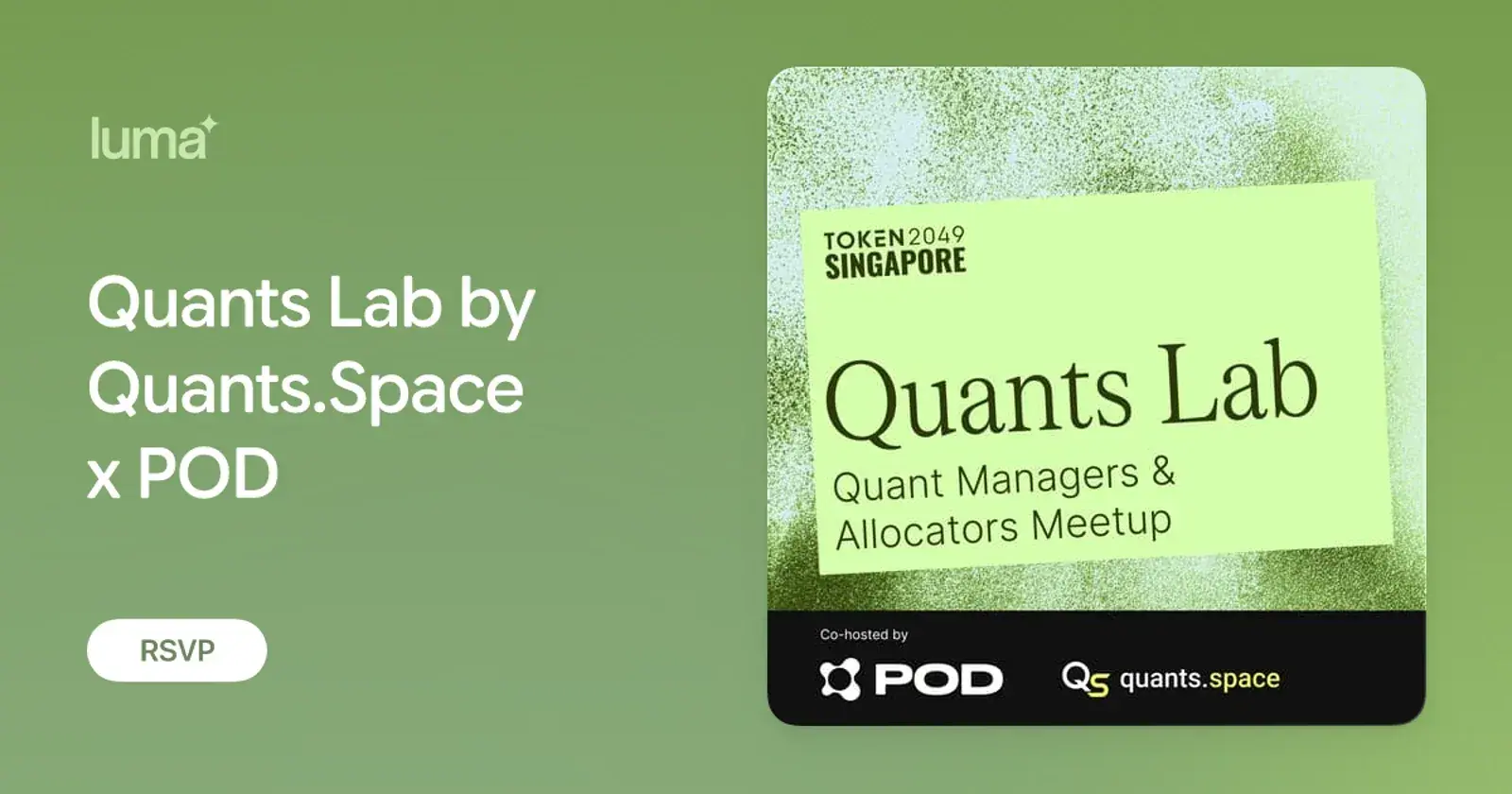 Quants Lab by Quants.Space x POD