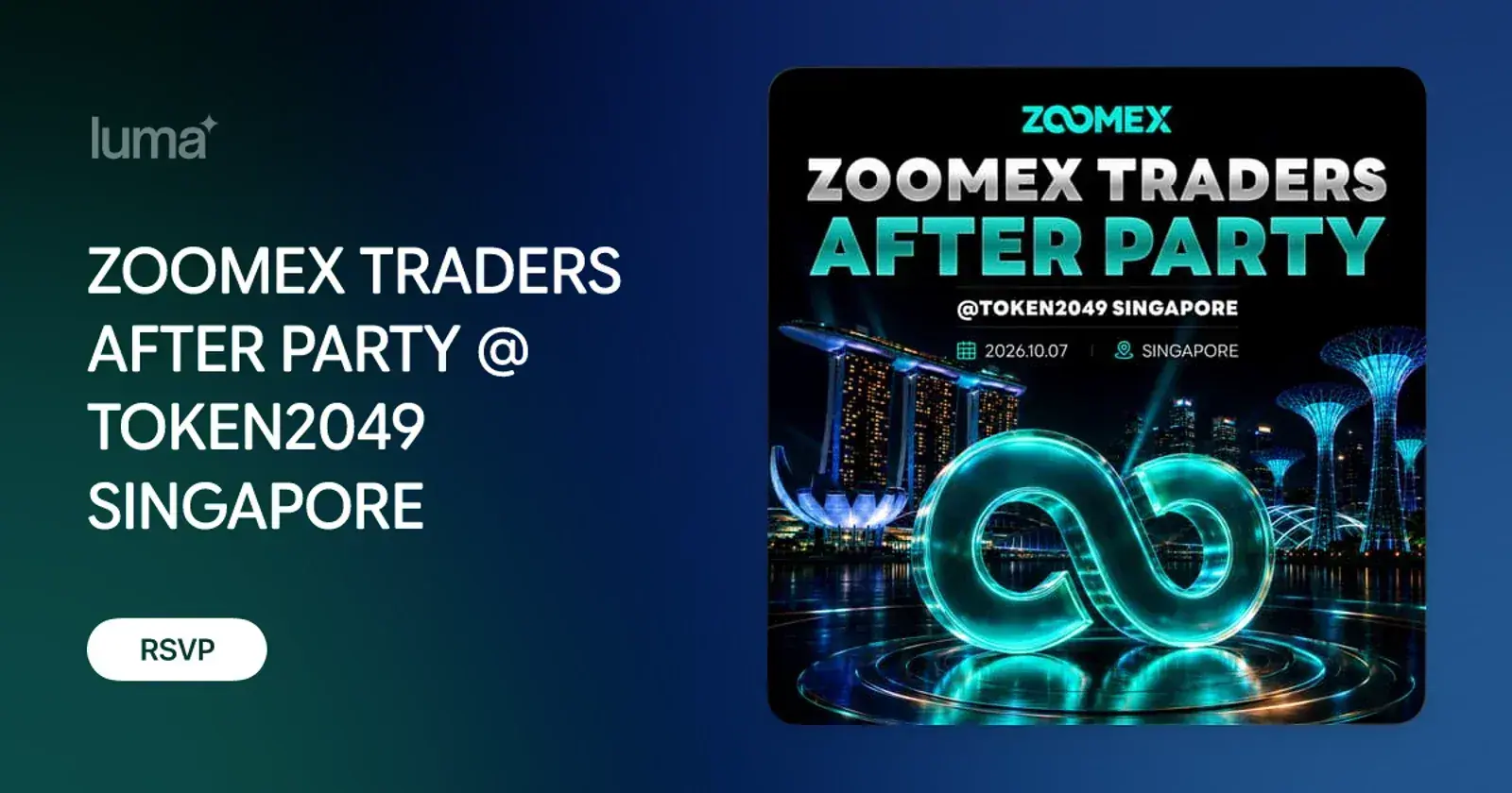 ZOOMEX TRADERS AFTER PARTY @ TOKEN2049 SINGAPORE