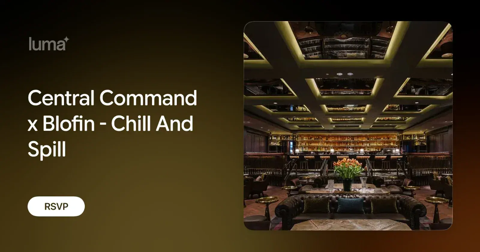 Central Command x Blofin - Chill And Spill