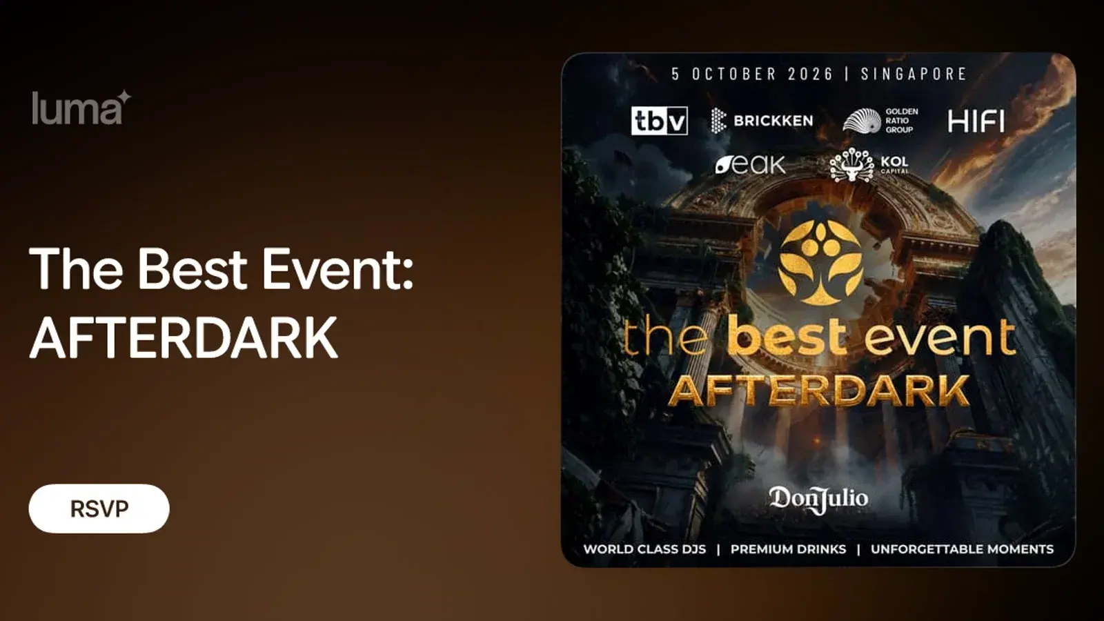 The Best Event: Afterdark