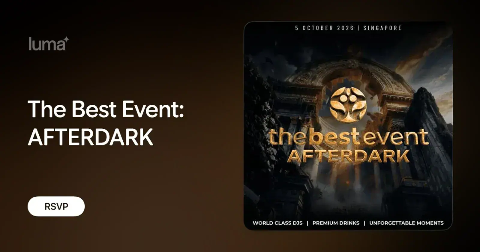 The Best Event: AFTERDARK