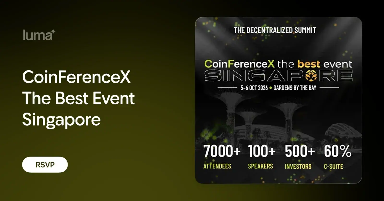 CoinFerenceX The Best Event Singapore