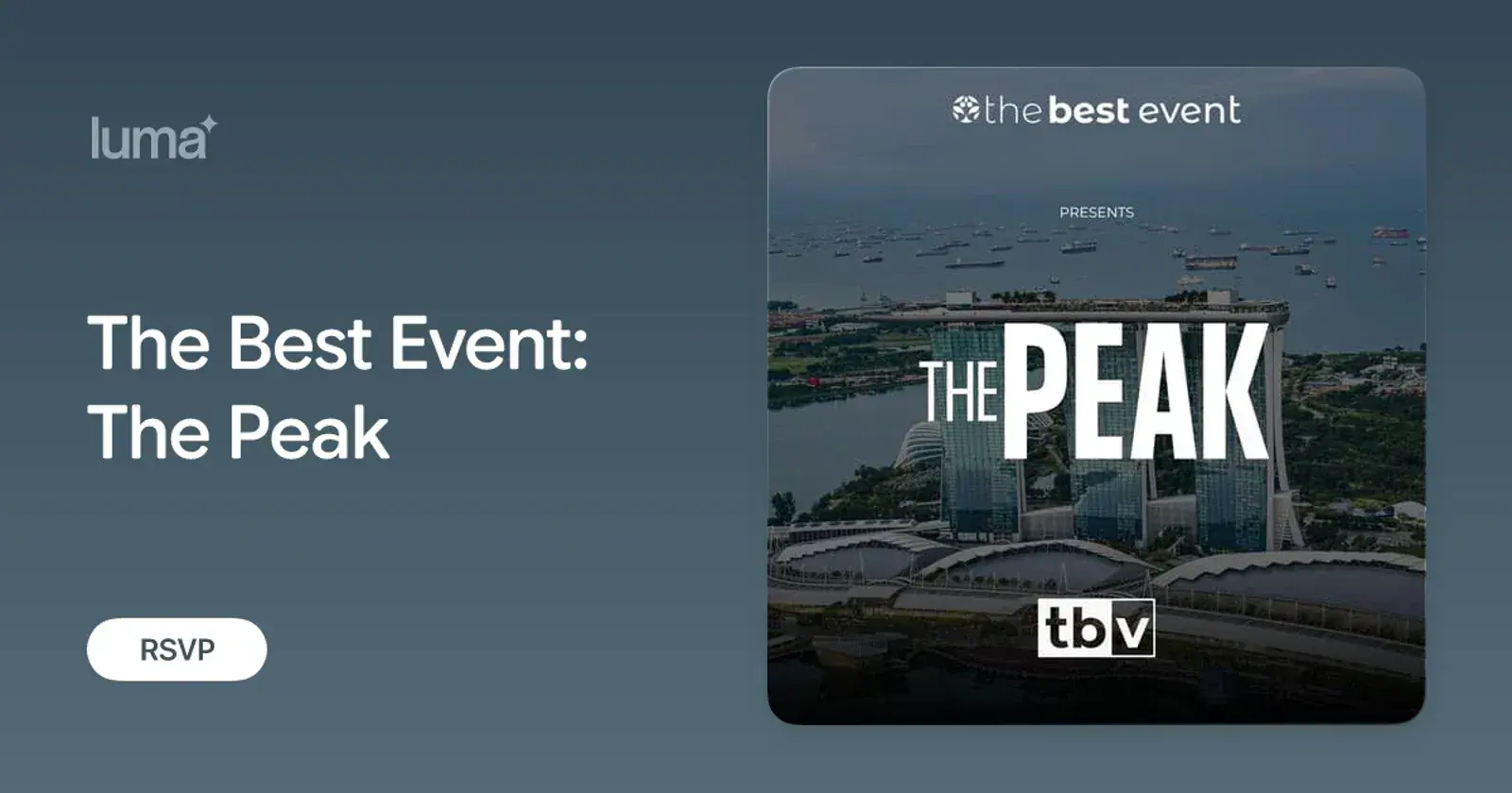 The Best Event: The Peak