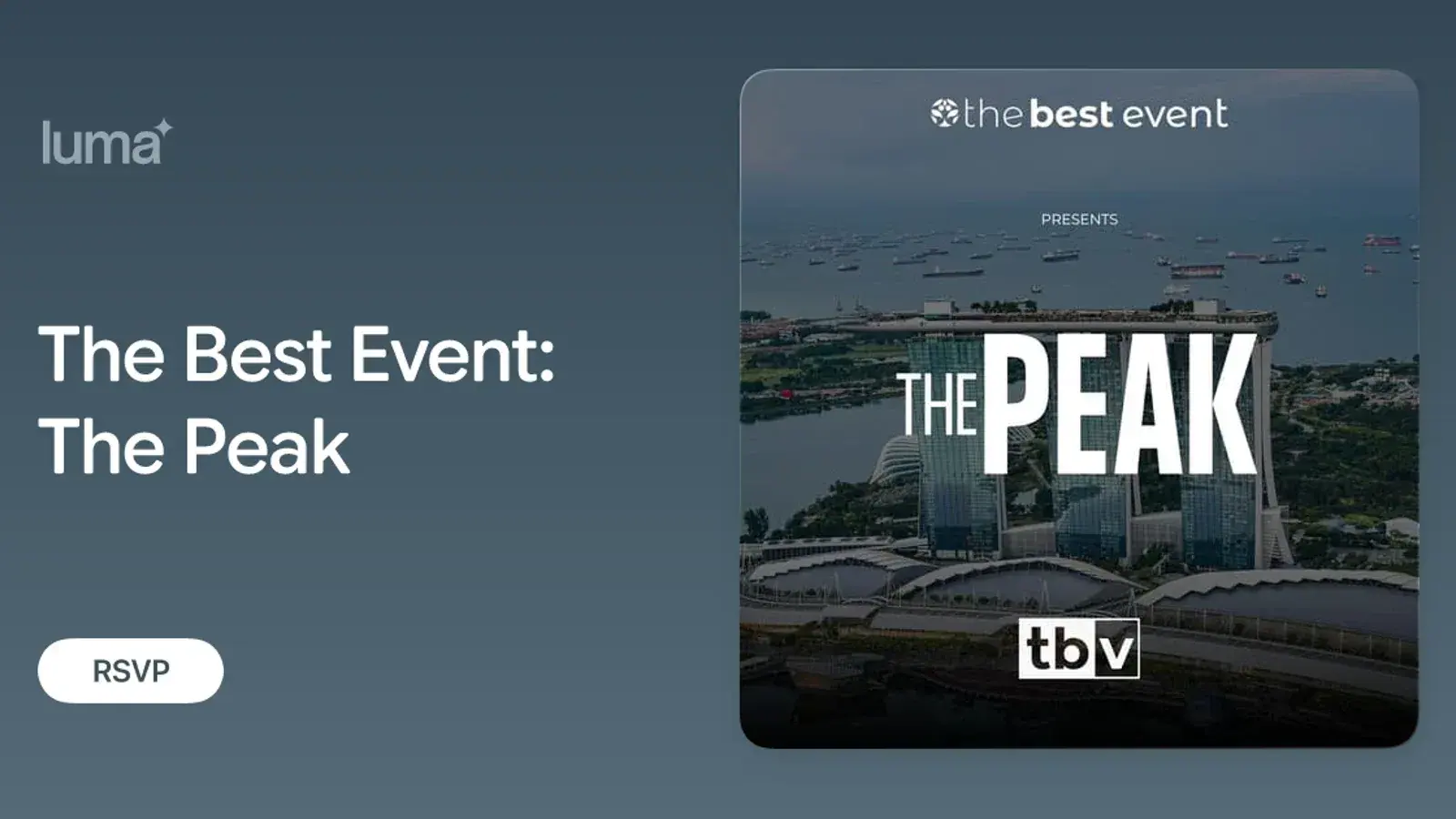 The Best Event: The Peak