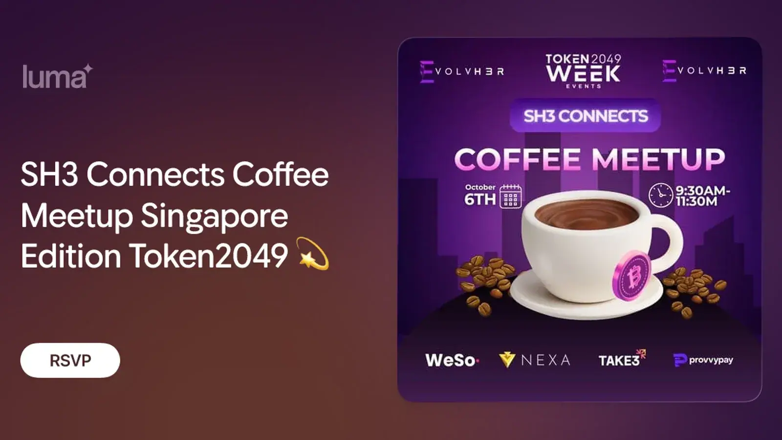 SH3 Connects Coffee Meetup Singapore Edition