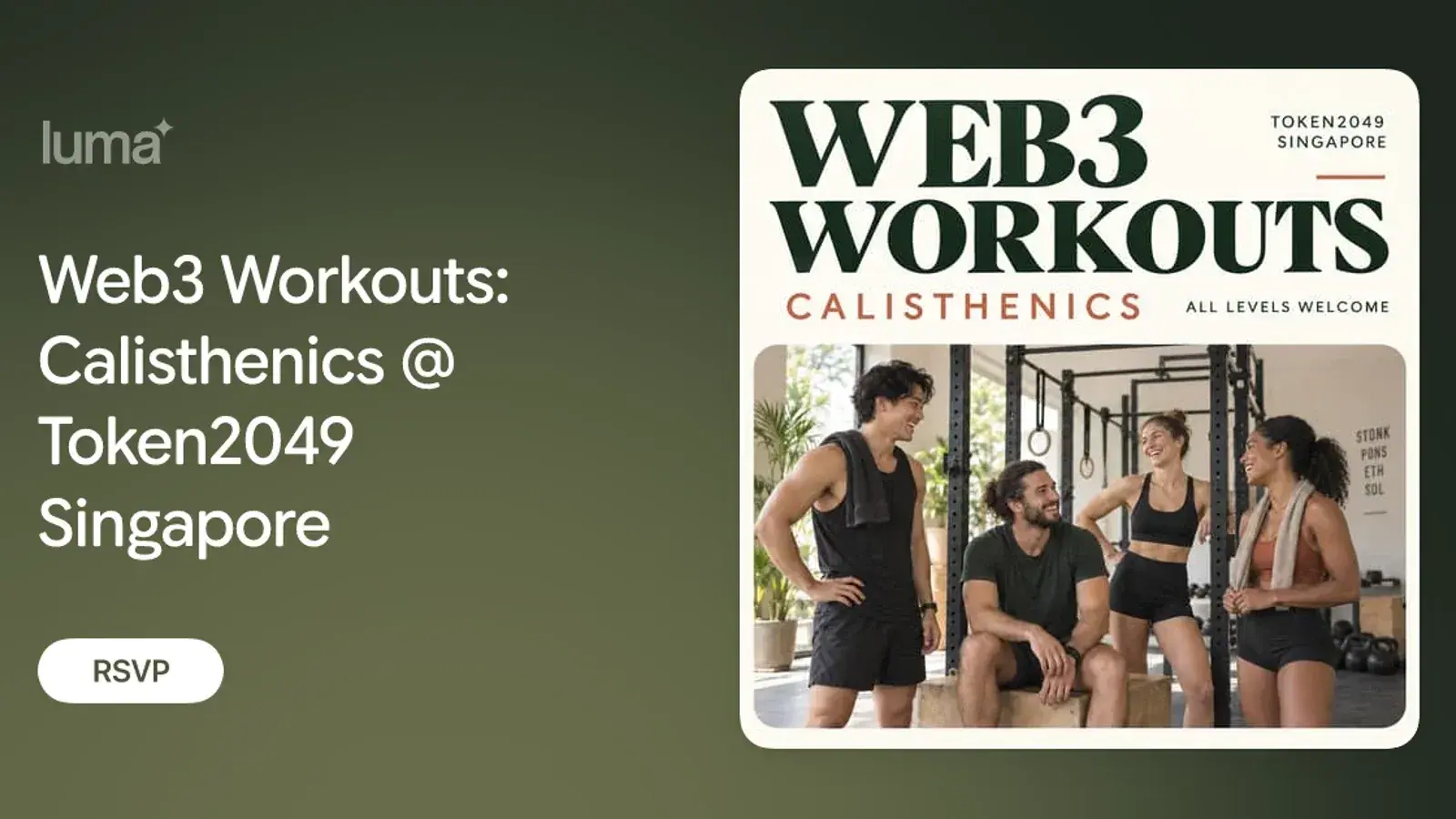 Web3 Workouts: Calisthenics in Singapore