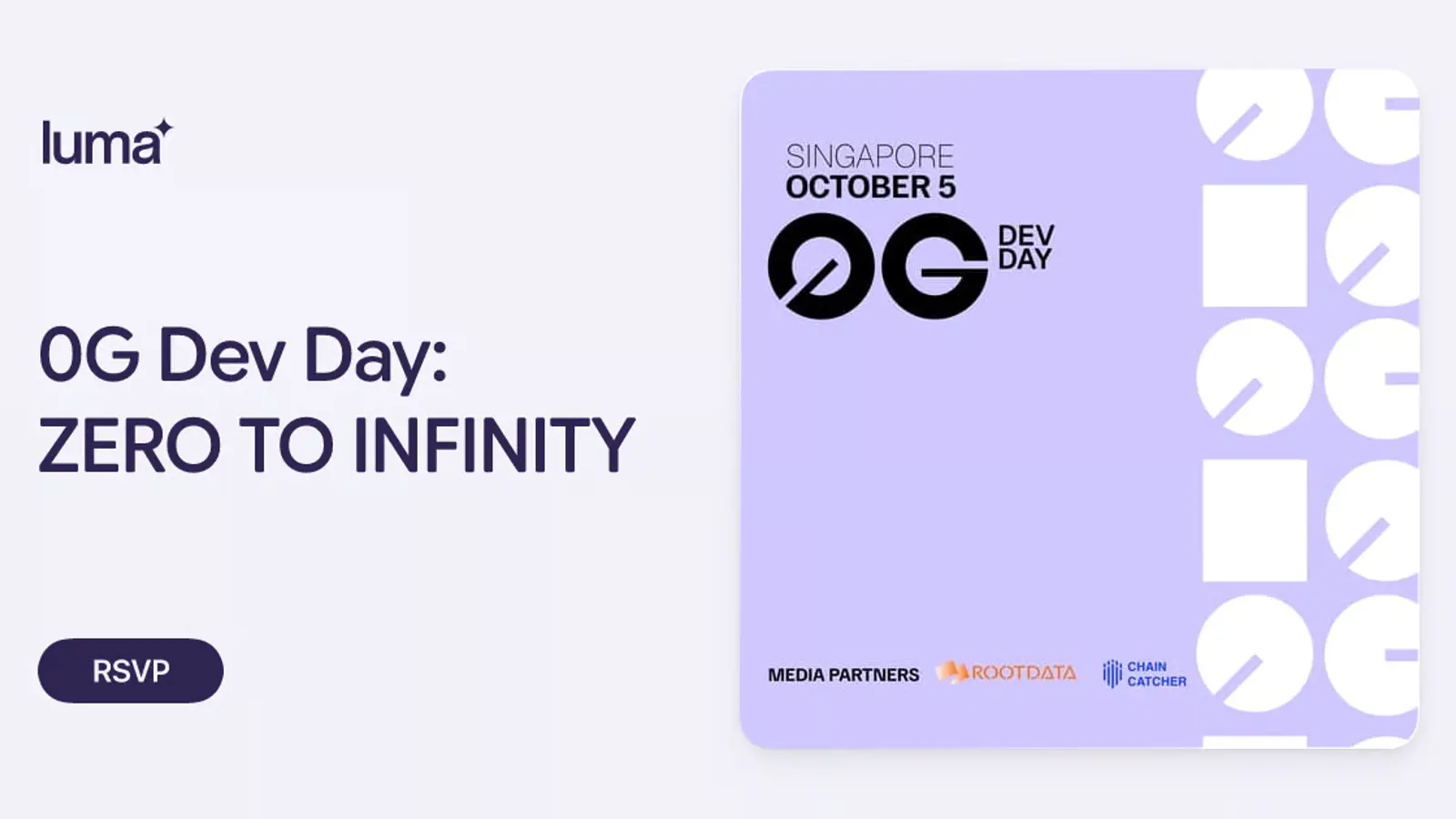 0G Dev Day: ZERO TO INFINITY