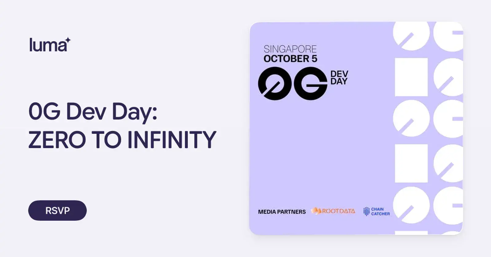 0G Dev Day: ZERO TO INFINITY