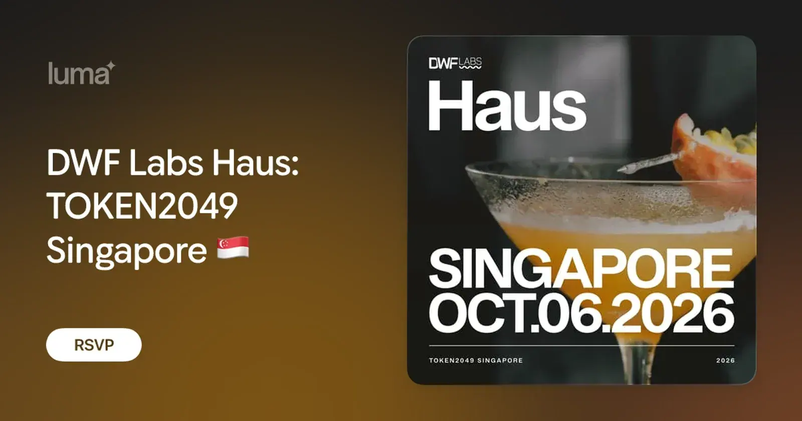 DWF Labs Haus: TOKEN2049 Singapore 🇸🇬
