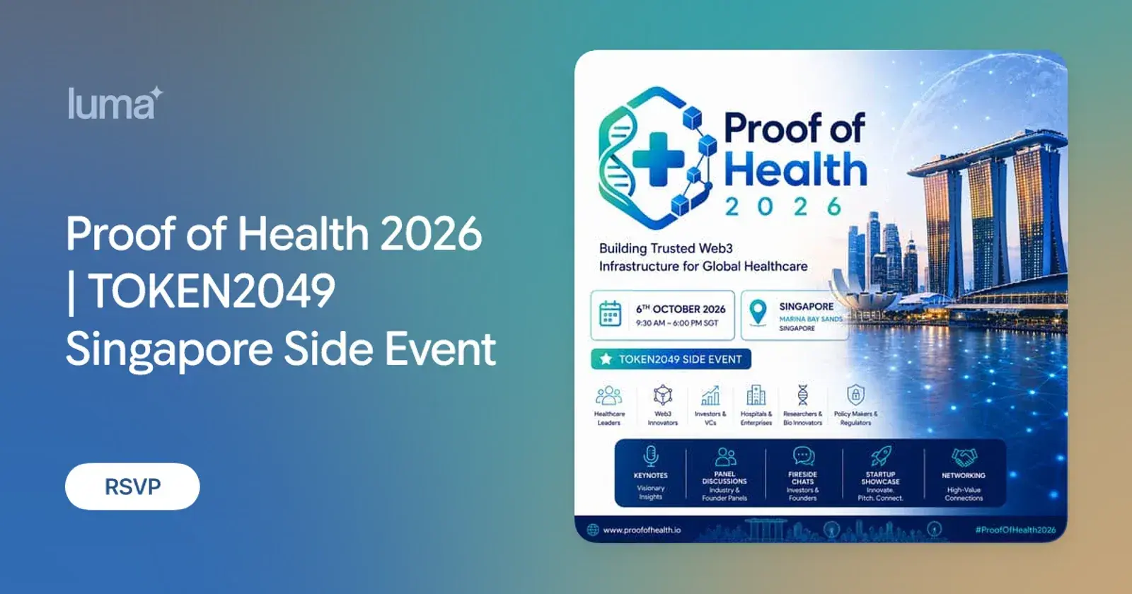 Proof of Health 2026 | TOKEN2049 Singapore Side Event