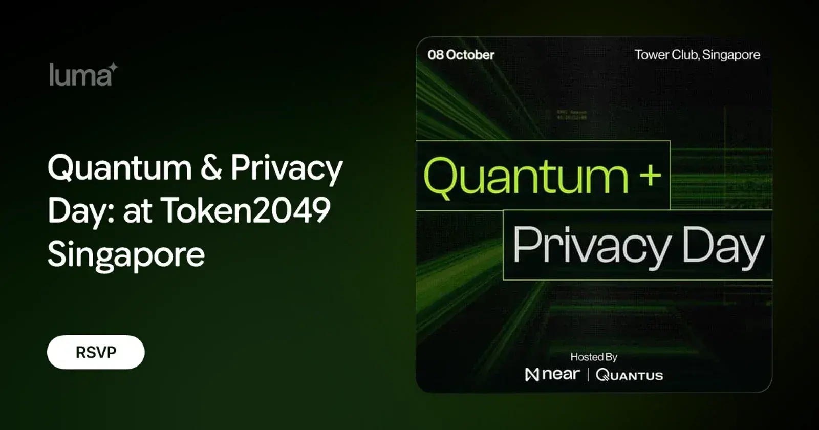 Quantum & Privacy Day: at Token2049 Singapore