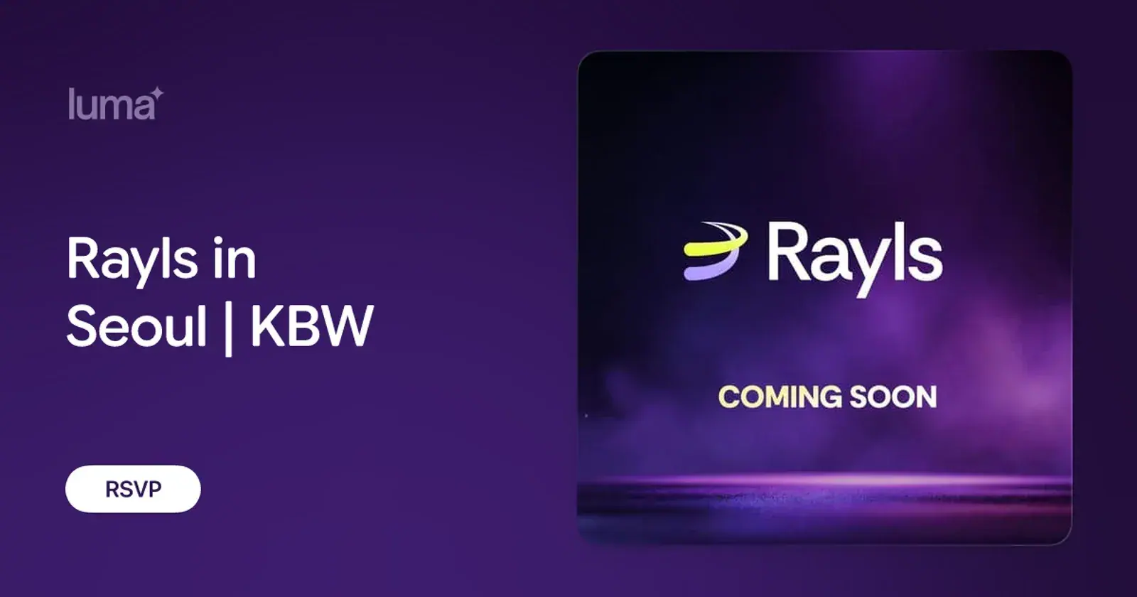 Rayls in Seoul | KBW