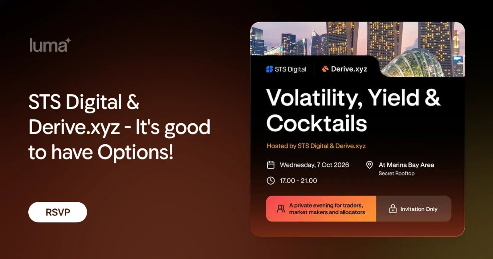 STS Digital & Derive.xyz - It's good to have Options!